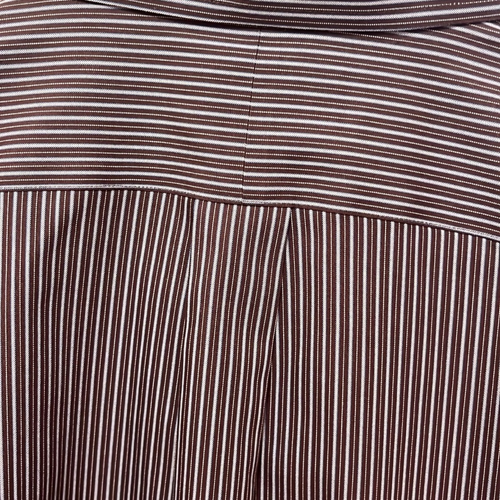 Paul Fredrick Black Striped Men's Shirt - Picture 5 of 6